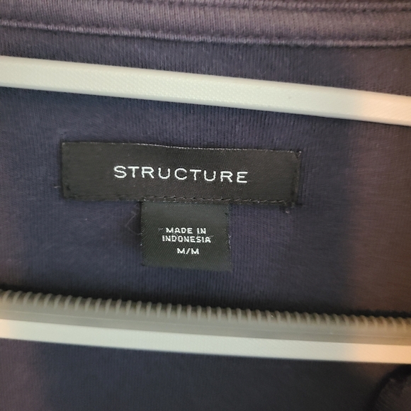 Men's Structure full zip sweater (M) - Picture 3 of 3